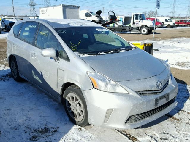 JTDZN3EU6C3124346 - 2012 TOYOTA PRIUS V SILVER photo 1