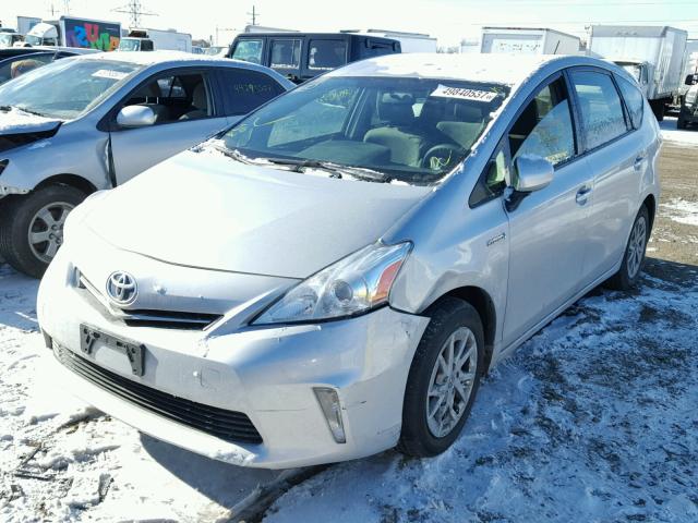 JTDZN3EU6C3124346 - 2012 TOYOTA PRIUS V SILVER photo 2