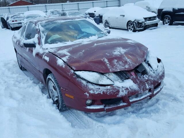 3G2JB12F25S139282 - 2005 PONTIAC SUNFIRE MAROON photo 1