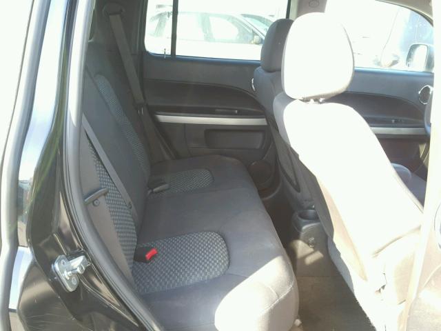 3GNCA13D98S706166 - 2008 CHEVROLET HHR LS BLACK photo 6