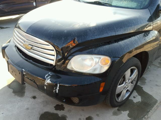 3GNCA13D98S706166 - 2008 CHEVROLET HHR LS BLACK photo 9