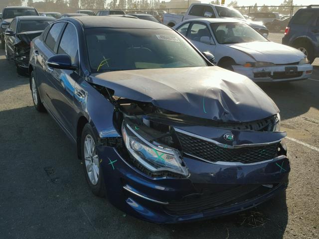 5XXGT4L32GG088772 - 2016 KIA OPTIMA LX BLUE photo 1