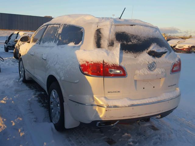 5GAKRCKDXDJ211076 - 2013 BUICK ENCLAVE WHITE photo 3