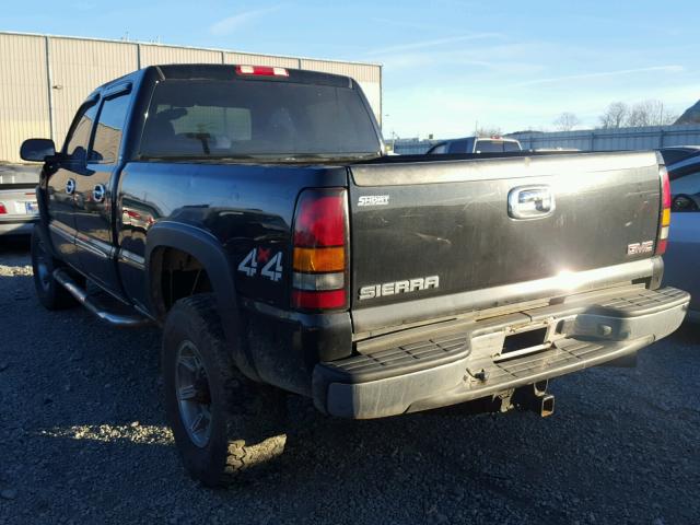 1GTHK23D67F100621 - 2007 GMC SIERRA K25 BLACK photo 3