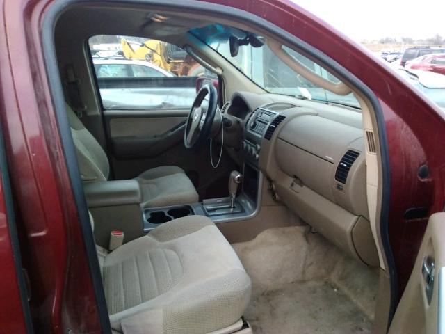 5N1AR18U95C762848 - 2005 NISSAN PATHFINDER RED photo 5