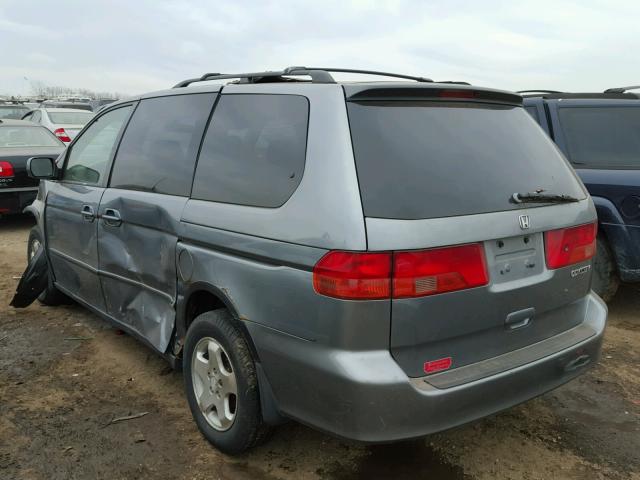 2HKRL1866YH608360 - 2000 HONDA ODYSSEY EX GRAY photo 3