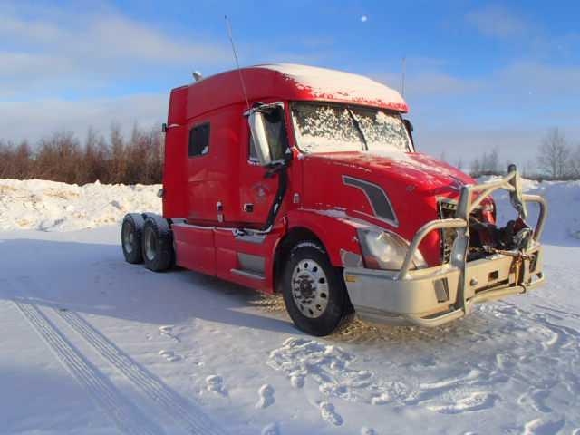 4V4NC9KL1EN158290 - 2014 VOLVO VN VNL RED photo 1