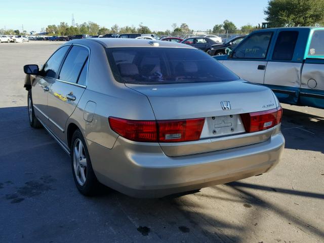 1HGCM56845A135125 - 2005 HONDA ACCORD EX GOLD photo 3