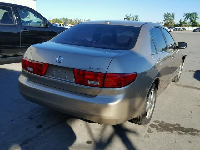 1HGCM56845A135125 - 2005 HONDA ACCORD EX GOLD photo 4