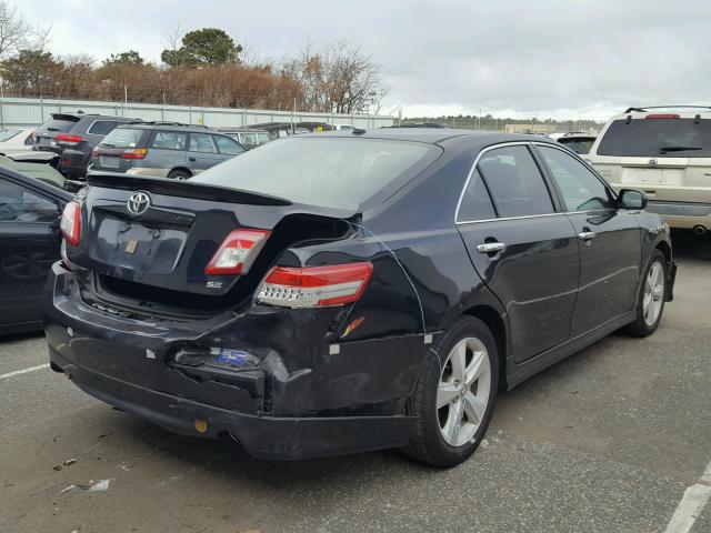 4T1BF3EK6AU031908 - 2010 TOYOTA CAMRY BASE BLACK photo 4