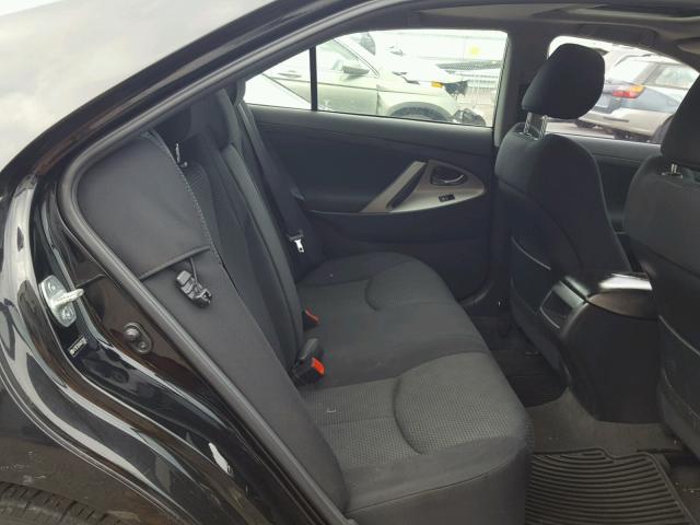 4T1BF3EK6AU031908 - 2010 TOYOTA CAMRY BASE BLACK photo 6