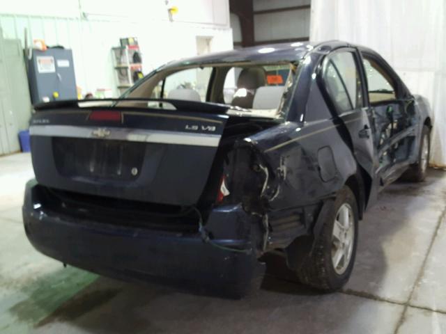 1G1ZT54845F243657 - 2005 CHEVROLET MALIBU LS BLUE photo 4