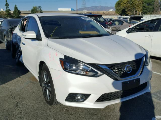 3N1AB7AP9GY218282 - 2016 NISSAN SENTRA S WHITE photo 1