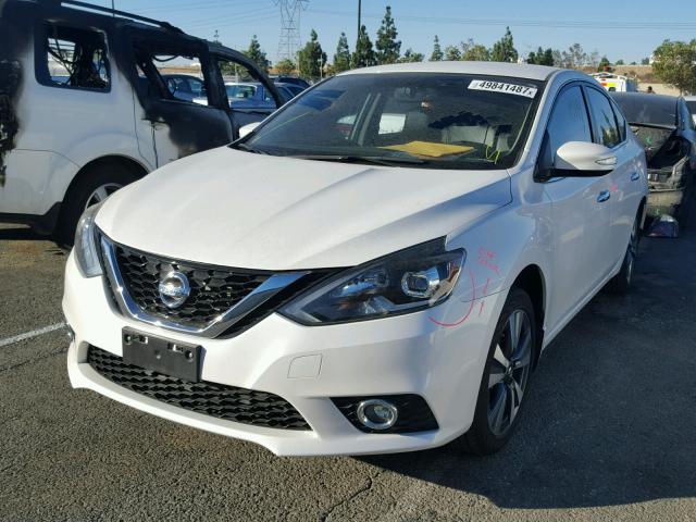 3N1AB7AP9GY218282 - 2016 NISSAN SENTRA S WHITE photo 2