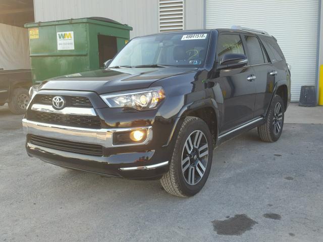 JTEBU5JR9J5514114 - 2018 TOYOTA 4RUNNER SR BLACK photo 2