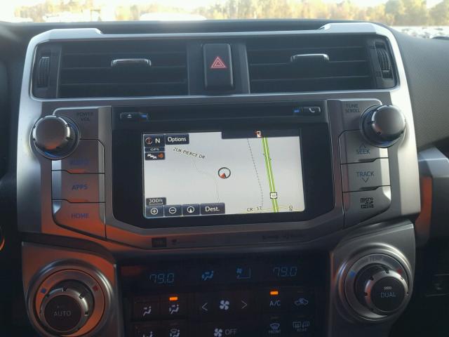 JTEBU5JR9J5514114 - 2018 TOYOTA 4RUNNER SR BLACK photo 9