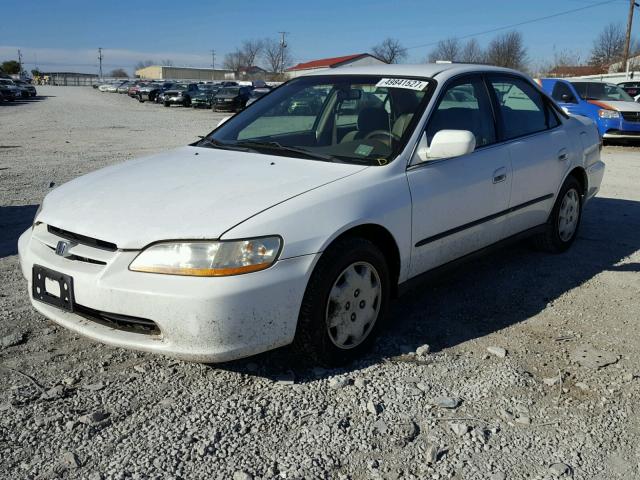 1HGCG5542XA128277 - 1999 HONDA ACCORD LX WHITE photo 2