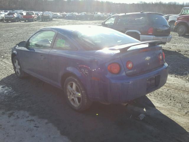 1G1AL15F277291268 - 2007 CHEVROLET COBALT LT BLUE photo 3