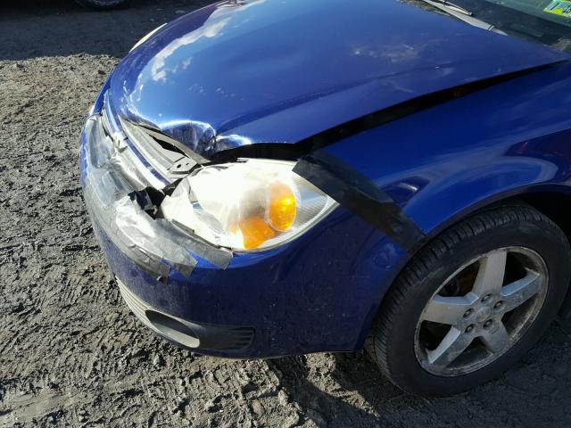 1G1AL15F277291268 - 2007 CHEVROLET COBALT LT BLUE photo 9