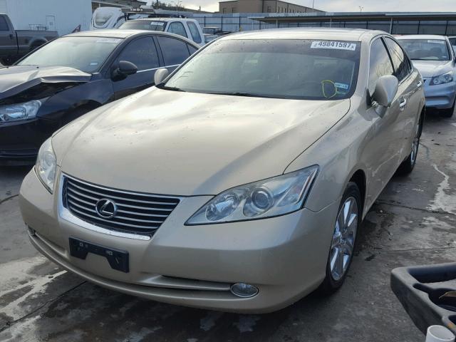 JTHBJ46GX72066375 - 2007 LEXUS ES 350 GOLD photo 2