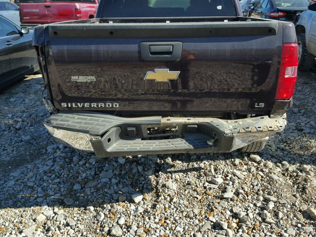 2GCEC13C981269543 - 2008 CHEVROLET SILVERADO PURPLE photo 9