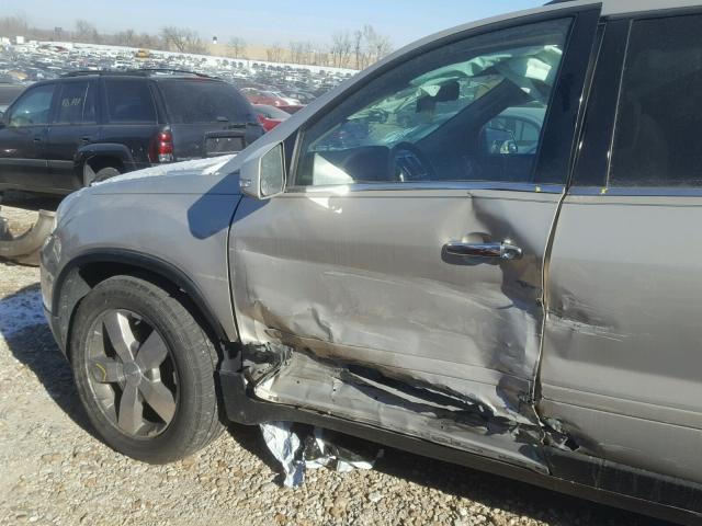 1GKLRMEDXAJ128445 - 2010 GMC ACADIA SLT Bej foto 10