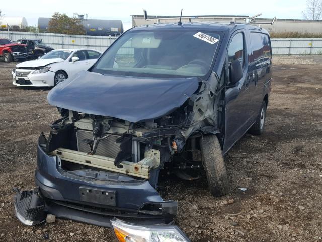 3N63M0YN8FK701420 - 2015 CHEVROLET CITY EXPRE BLUE photo 2