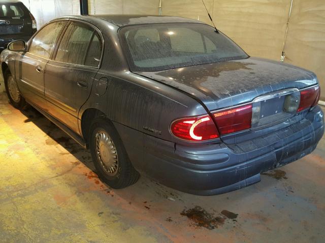 1G4HP54K814290968 - 2001 BUICK LESABRE CU BLUE photo 3