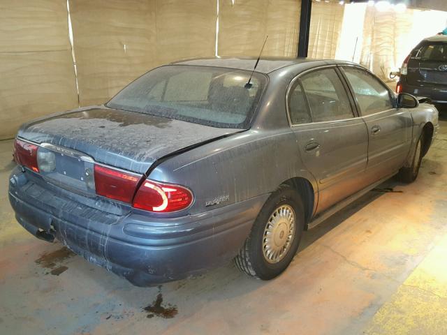 1G4HP54K814290968 - 2001 BUICK LESABRE CU BLUE photo 4