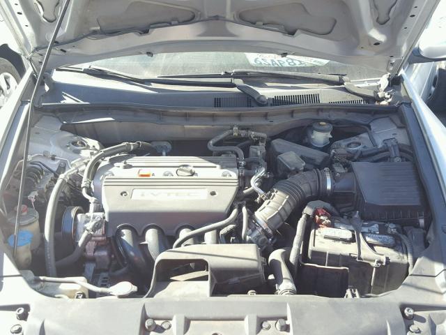 JHMCP26478C003436 - 2008 HONDA ACCORD LXP SILVER photo 7