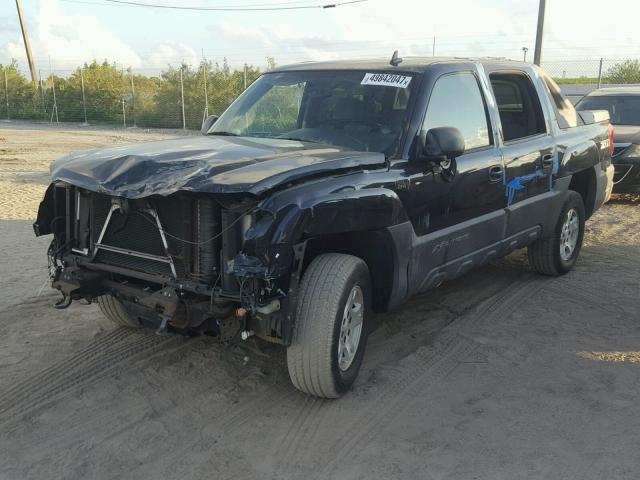 3GNEK12Z96G139332 - 2006 CHEVROLET AVALANCHE BLUE photo 2