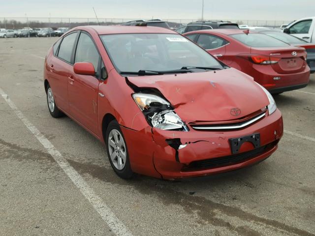 JTDKB20U283372824 - 2008 TOYOTA PRIUS RED photo 1