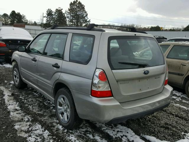 JF1SG63607H735800 - 2007 SUBARU FORESTER 2 SILVER photo 3