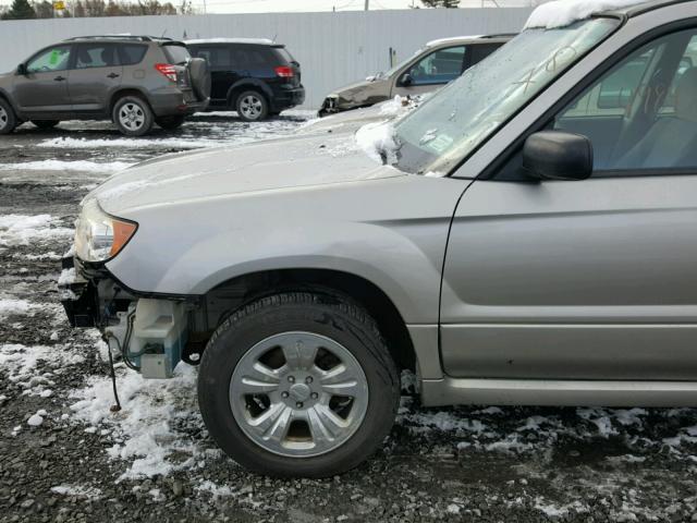 JF1SG63607H735800 - 2007 SUBARU FORESTER 2 SILVER photo 9