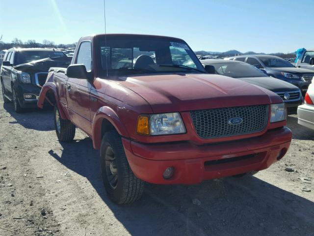 1FTYR10U22PA25994 - 2002 FORD RANGER RED photo 1