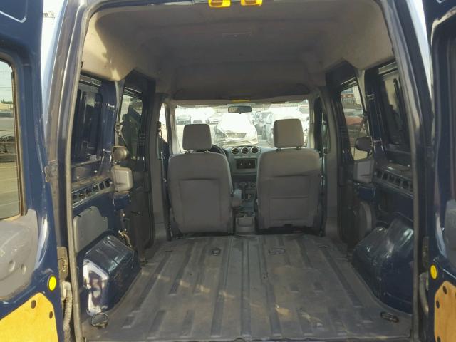 NM0KS9BN9AT030305 - 2010 FORD TRANSIT CO BLUE photo 6