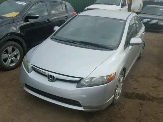 1HGFA16546L003394 - 2006 HONDA CIVIC LX GRAY photo 2