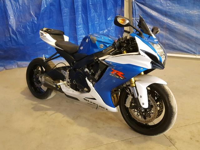 JS1GR7MA9E2100572 - 2014 SUZUKI GSX-R750 BLUE photo 1