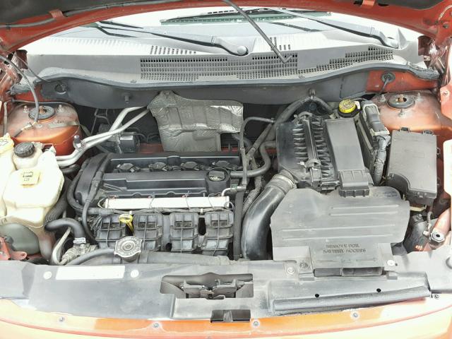 1B3HB48B28D655857 - 2008 DODGE CALIBER SX ORANGE photo 7