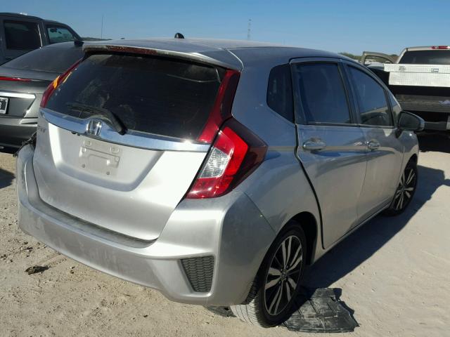 3HGGK5H87FM749384 - 2015 HONDA FIT EX SILVER photo 4