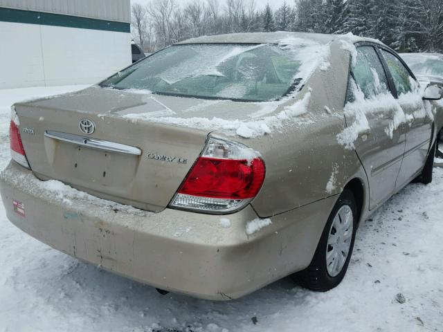 4T1BE32K75U435068 - 2005 TOYOTA CAMRY LE 棕色 照片 4