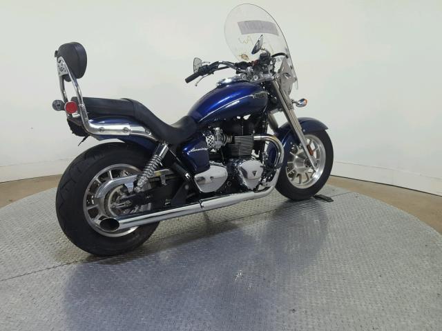 SMT905RN7ET631192 - 2014 TRIUMPH MOTORCYCLE AMERICA BLUE photo 8