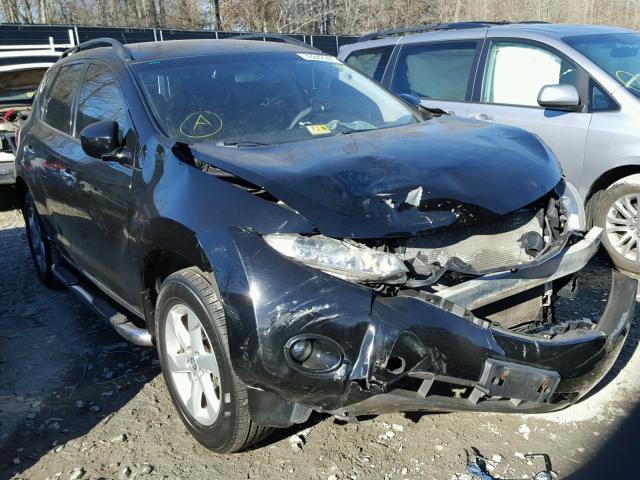 JN8AZ1MW8AW107900 - 2010 NISSAN MURANO S BLACK photo 1