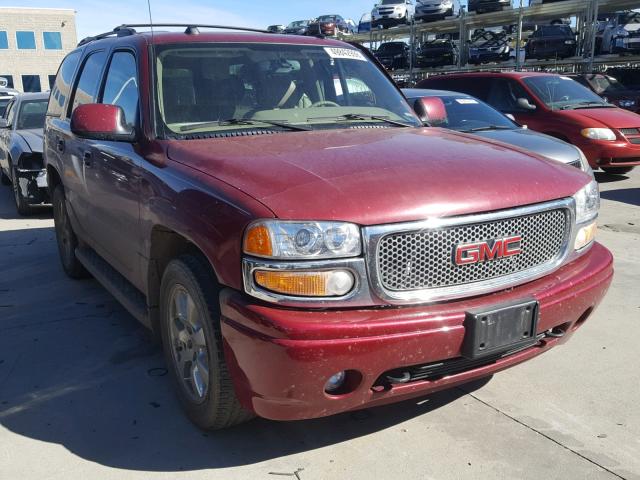 1GKEK63U75J254344 - 2005 GMC YUKON DENA BURGUNDY photo 1