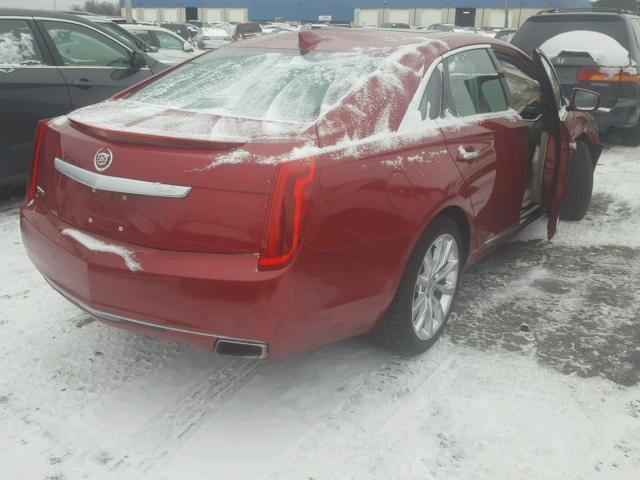 2G61M5S32F9286092 - 2015 CADILLAC XTS LUXURY RED photo 4