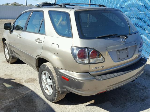 JTJGF10U230161067 - 2003 LEXUS RX 300 GOLD photo 3