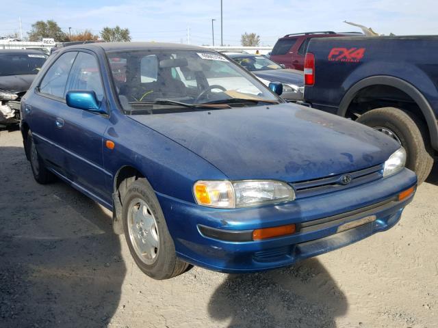 JF1GF254XPH812735 - 1993 SUBARU IMPREZA LS GREEN photo 1