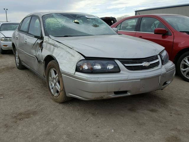 2G1WF52E559392963 - 2005 CHEVROLET IMPALA SILVER photo 1