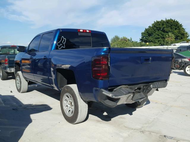 3GCPCREC2FG286094 - 2015 CHEVROLET SILVERADO BLUE photo 3