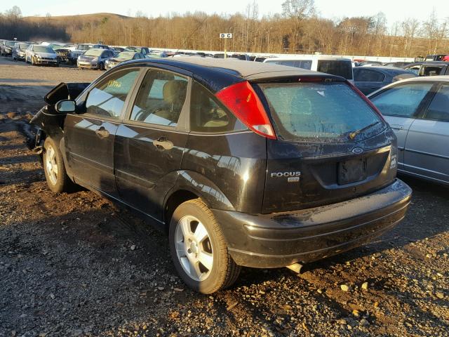 1FAHP37NX7W227873 - 2007 FORD FOCUS ZX5 BLACK photo 3